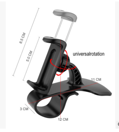 360° Degree Rotation Universal Car Phone Holder